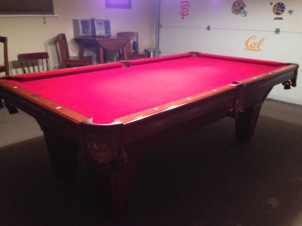 regulation slate pool table