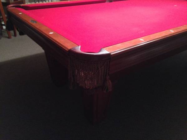 brunswick regulation size pool table