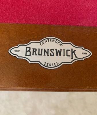 Nice Brunswick 8’ Pool Table